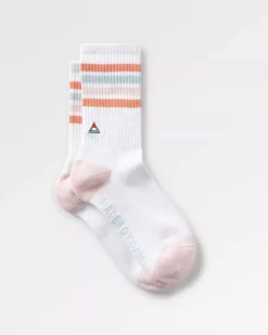 Passenger Socks|Socks>Organic Mid-weight Crew Socks White