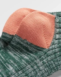Passenger Socks|Socks>Organic Mid-weight Rib Socks Deep Ocean