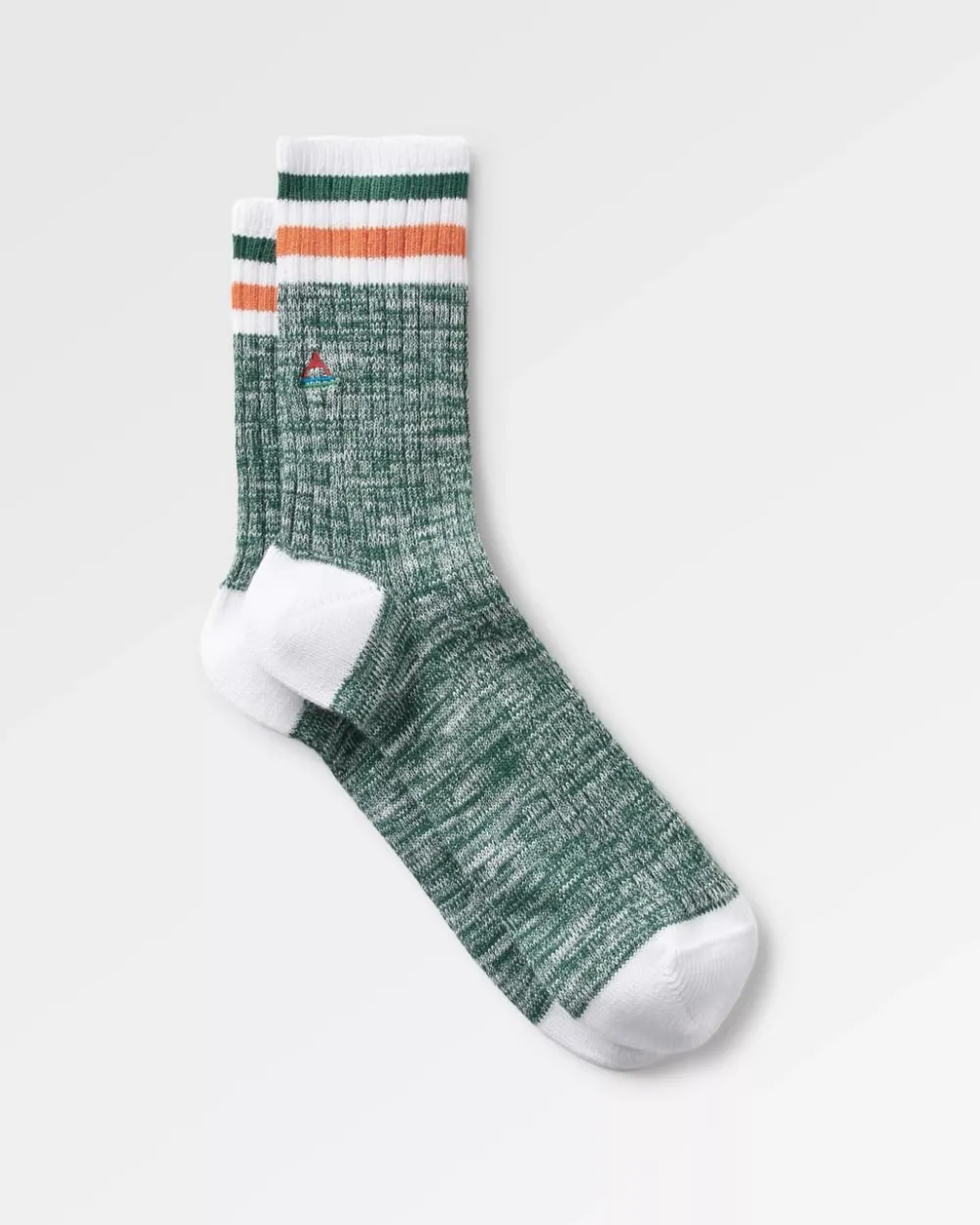 Passenger Socks|Socks>Organic Midweight Rib Socks Deep Ocean