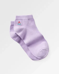 Passenger Socks|Socks>Organic Trainer Socks Dusty Lilac