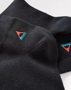 Passenger Socks|Socks>Organic Trainer Socks Black