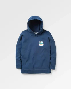 Passenger Hoodies & Sweatshirts>Outlook Recycled Cotton Hoodie Rich Navy