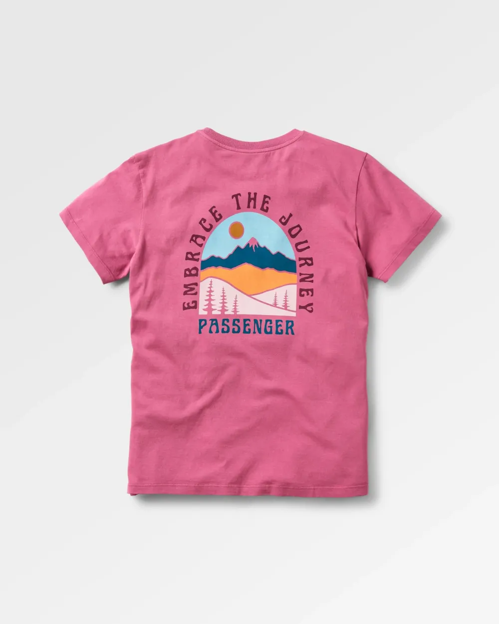 Passenger Tops & T-Shirts>Outlook Recycled Cotton Oversized T-Shirt Mauve Haze