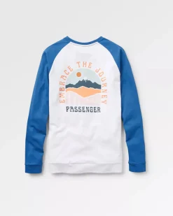 Passenger Tops & T-Shirts>Outlook Recycled LS T-Shirt True Blue