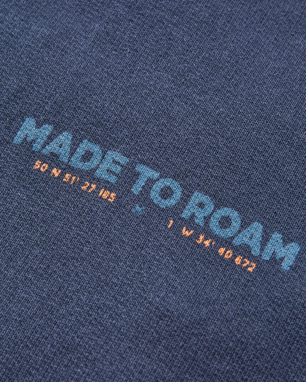 Passenger Hoodies & Sweatshirts|Men's Outlet>Pace Recycled Cotton Hoodie Deep Navy