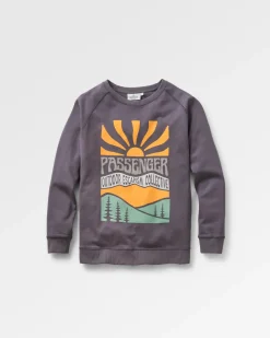 Passenger Hoodies & Sweatshirts>Perfect Days Sweatshirt Charcoal