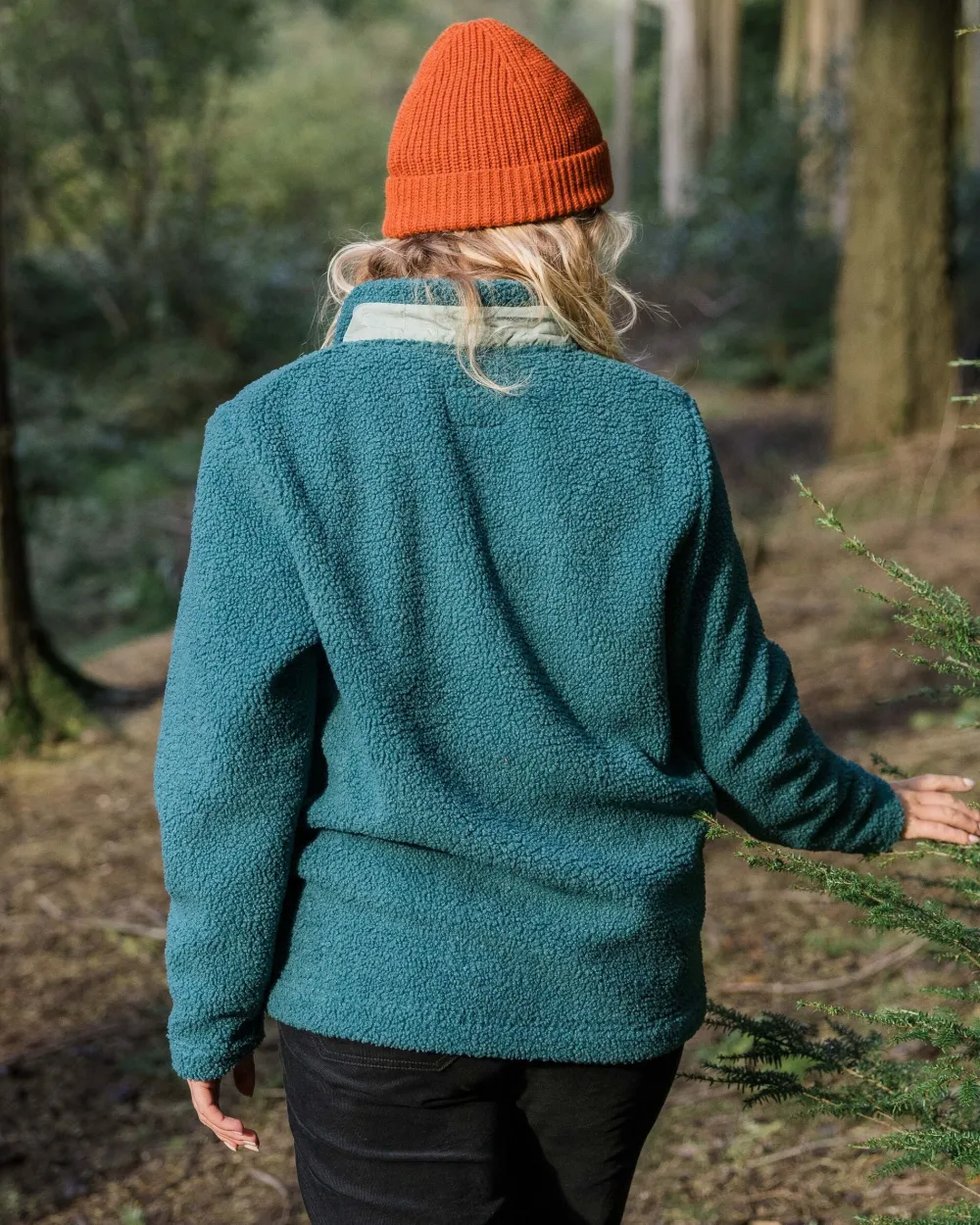 Passenger Fleece|Fleece>Perouse Recycled Polar-Lined Sherpa Fleece Mediterranean