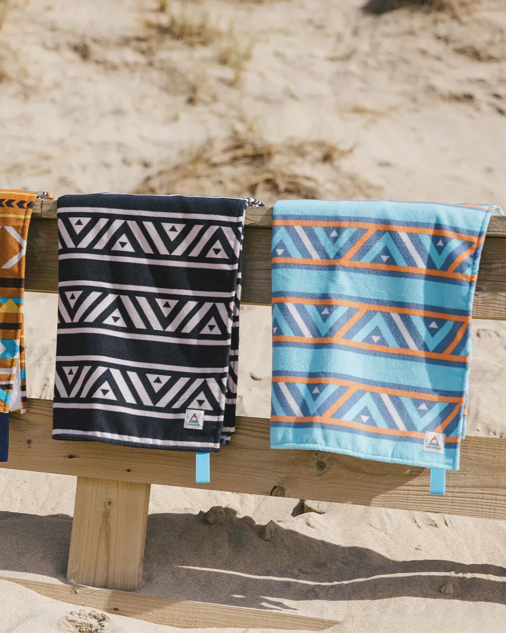 Passenger Accessories|Towels>Portland Beach Recycled Towel Porcelain Pattern