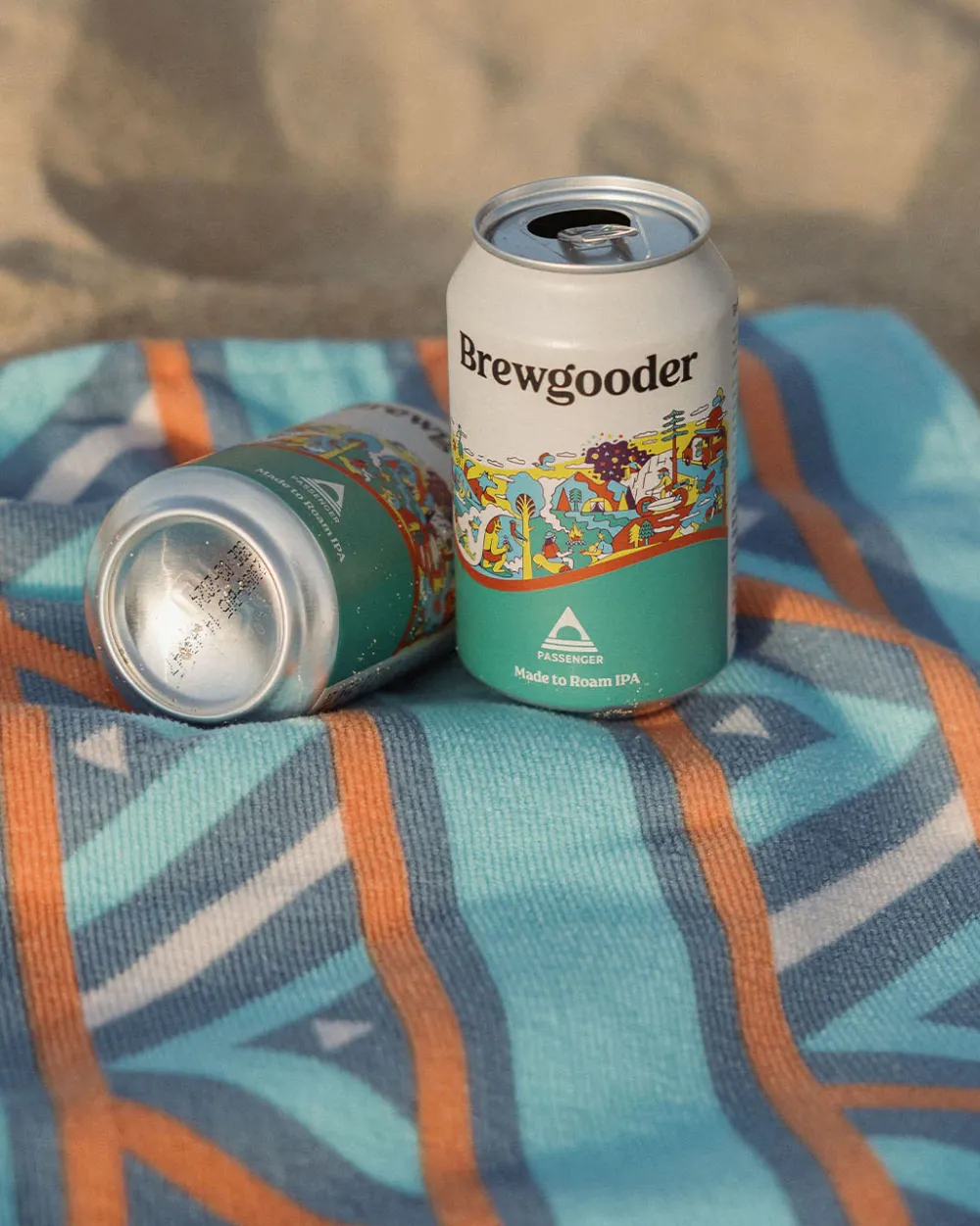 Passenger Accessories|Towels>Portland Beach Recycled Towel Porcelain Pattern