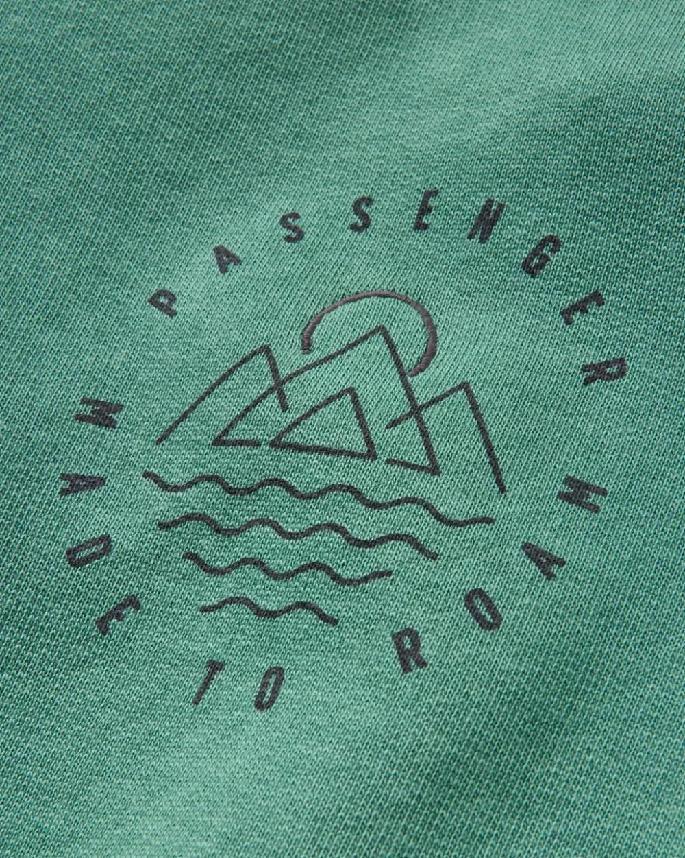 Passenger Hoodies & Sweatshirts|Best Sellers>Remote Recycled Cotton Sweatshirt Green Spruce