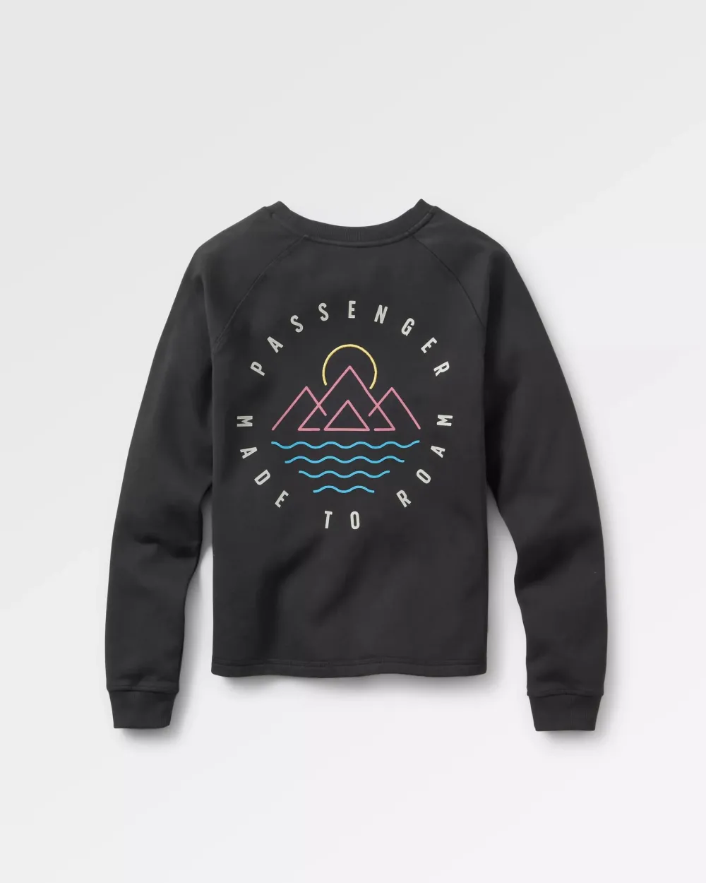 Passenger Hoodies & Sweatshirts>Remote Recycled Cotton Sweatshirt Black