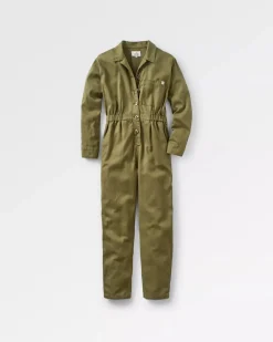 Passenger Jumpsuits & Playsuits|Dungarees & Pants>Resonate Organic Cotton Boiler Suit Khaki