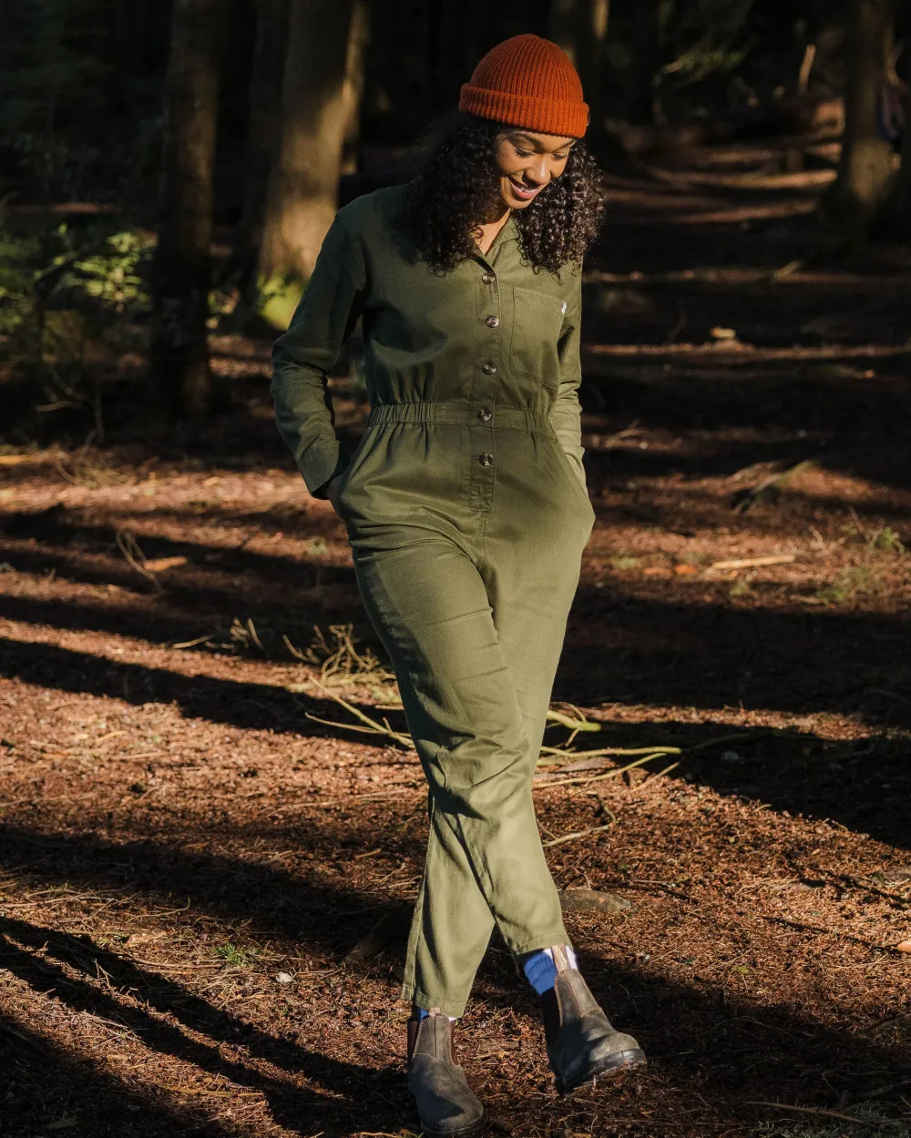 Passenger Jumpsuits & Playsuits|Dungarees & Pants>Resonate Organic Cotton Boiler Suit Khaki