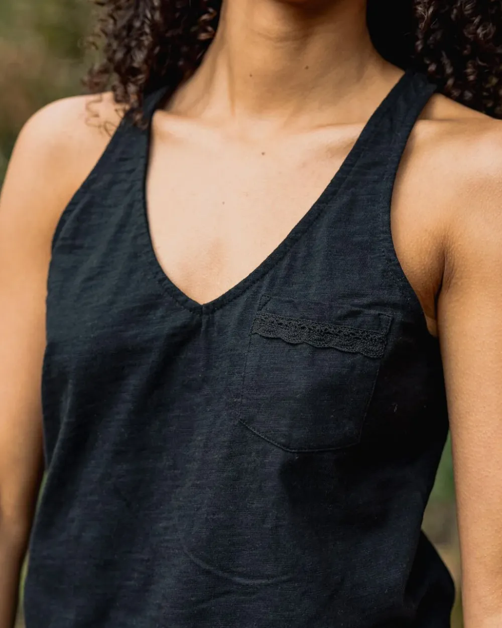 Passenger Tank Tops|Tops & T-Shirts>Rivergate Recycled Cotton Tank Top Black