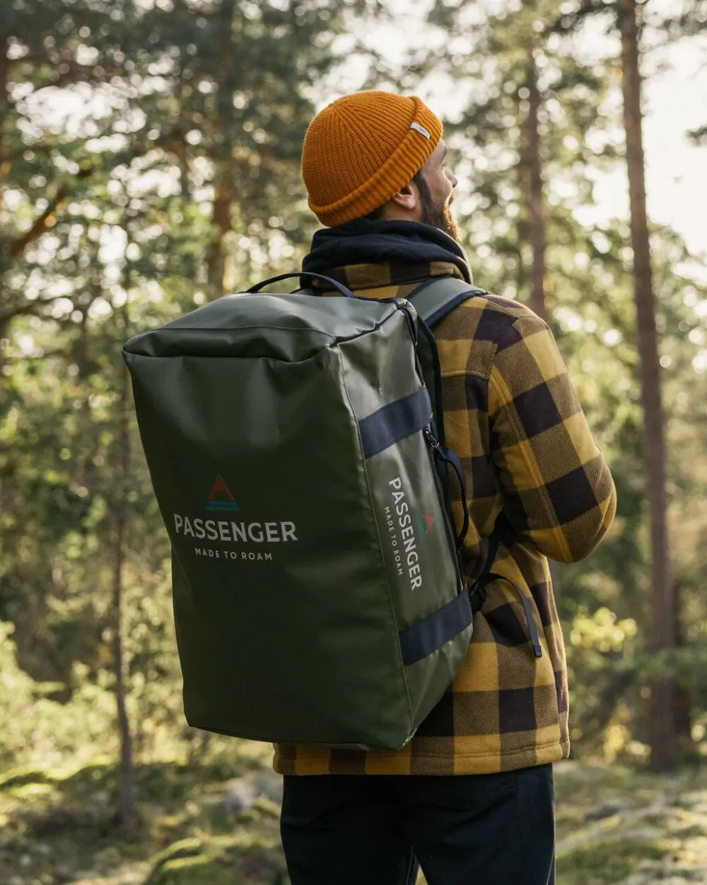 Floris van Bommel Accessories|Backpacks & Bags>Road Trip 50L Duffel Backpack Khaki