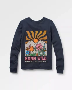 Passenger Tops & T-Shirts>Roam Wild LS T-Shirt Black
