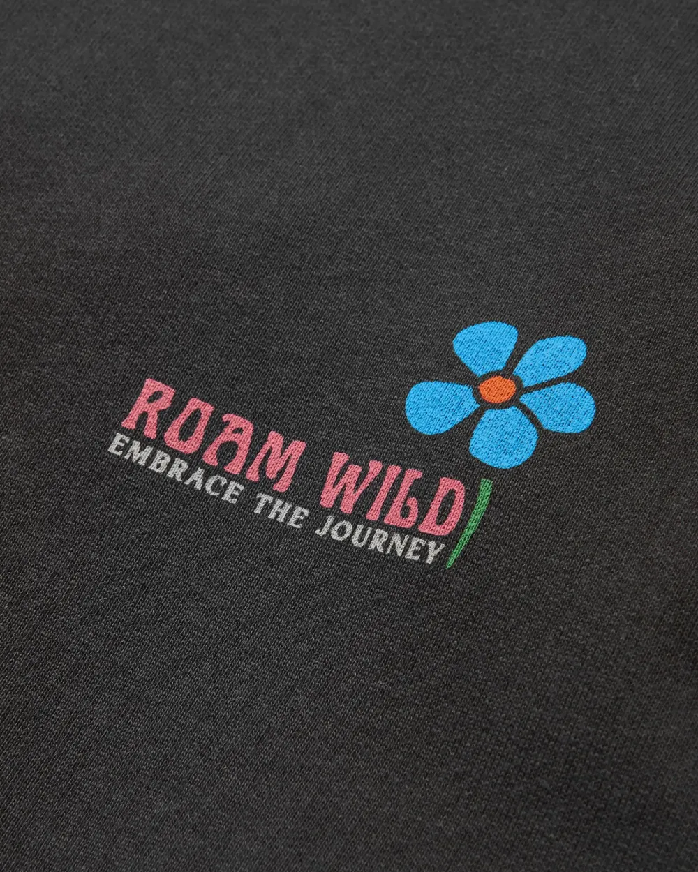 Passenger Hoodies & Sweatshirts>Roam Wild Recycled Cotton Hoodie Black