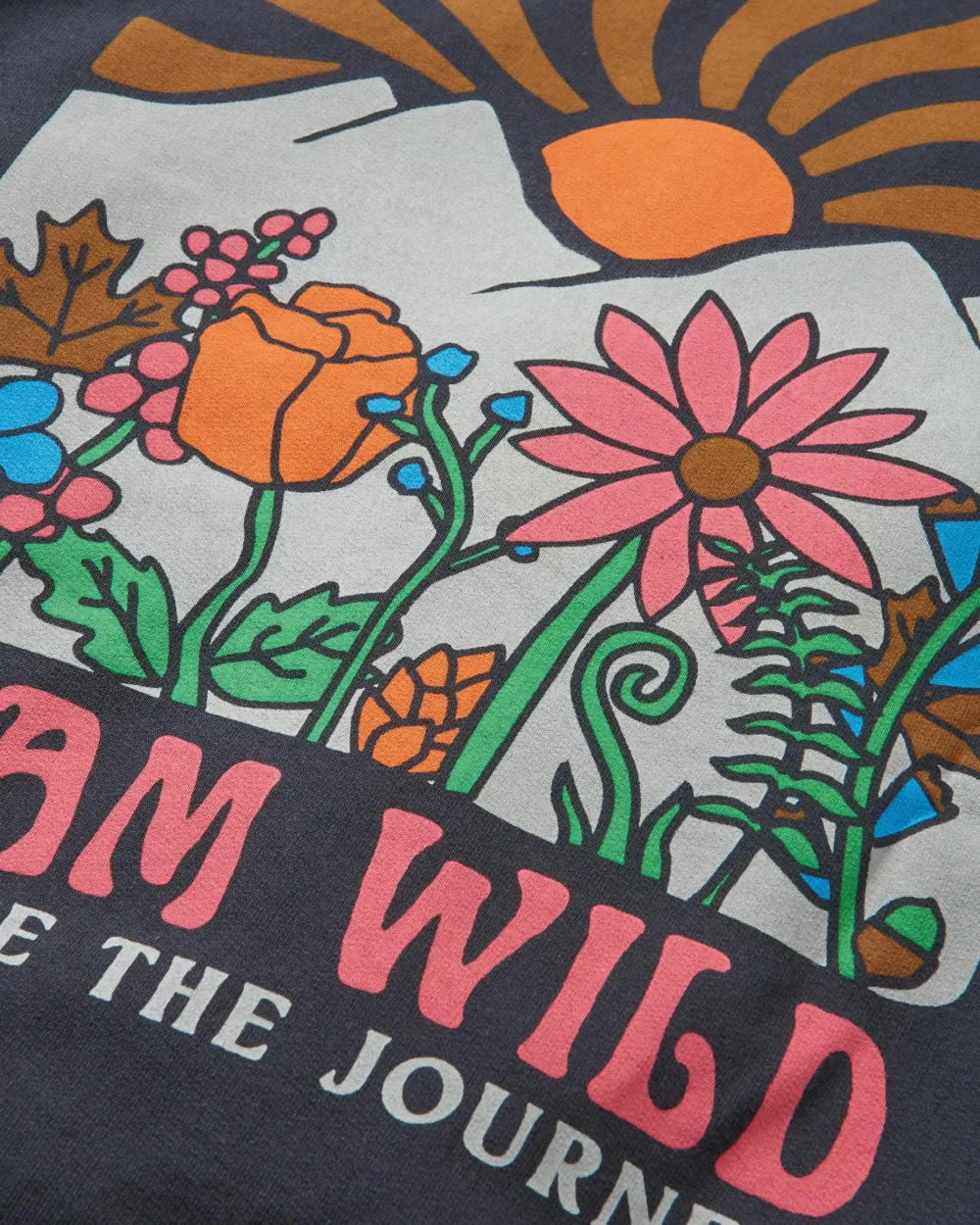 Passenger Hoodies & Sweatshirts>Roam Wild Recycled Cotton Hoodie Black