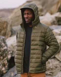 Floris van Bommel Men's Outlet|Men's>Roamer Recycled Insulated Jacket Khaki