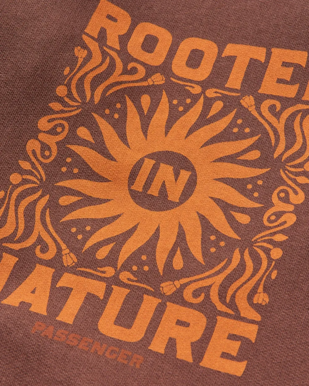Passenger Hoodies & Sweatshirts>Rooted In Nature Hoodie Chestnut