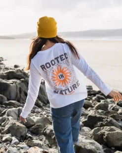 Passenger Tops & T-Shirts|Women's Outlet>Rooted In Nature Ls T-Shirt White