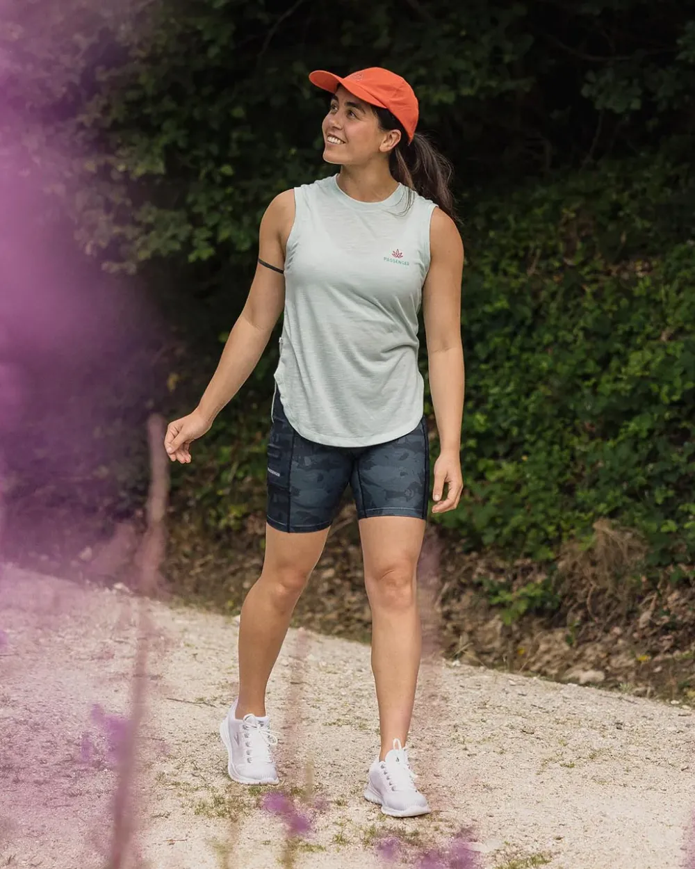 Passenger Shorts|Leggings>Route Recycled Active Short Black Abstract