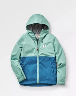 Passenger Activewear>Scene Water Resistant Recycled Jacket Shallow Water/ Corsair Blue