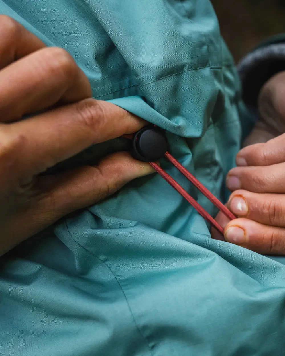 Passenger Activewear>Scene Water Resistant Recycled Jacket Shallow Water/ Corsair Blue