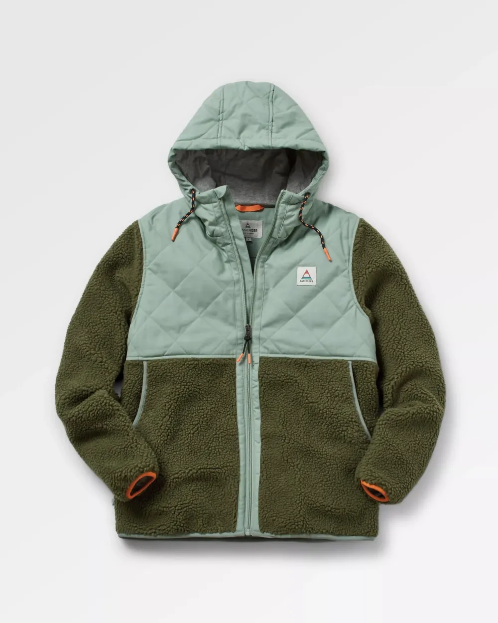 Passenger Fleece|Fleece>Sefton Recycled Deep-Pile Sherpa Fleece Khaki