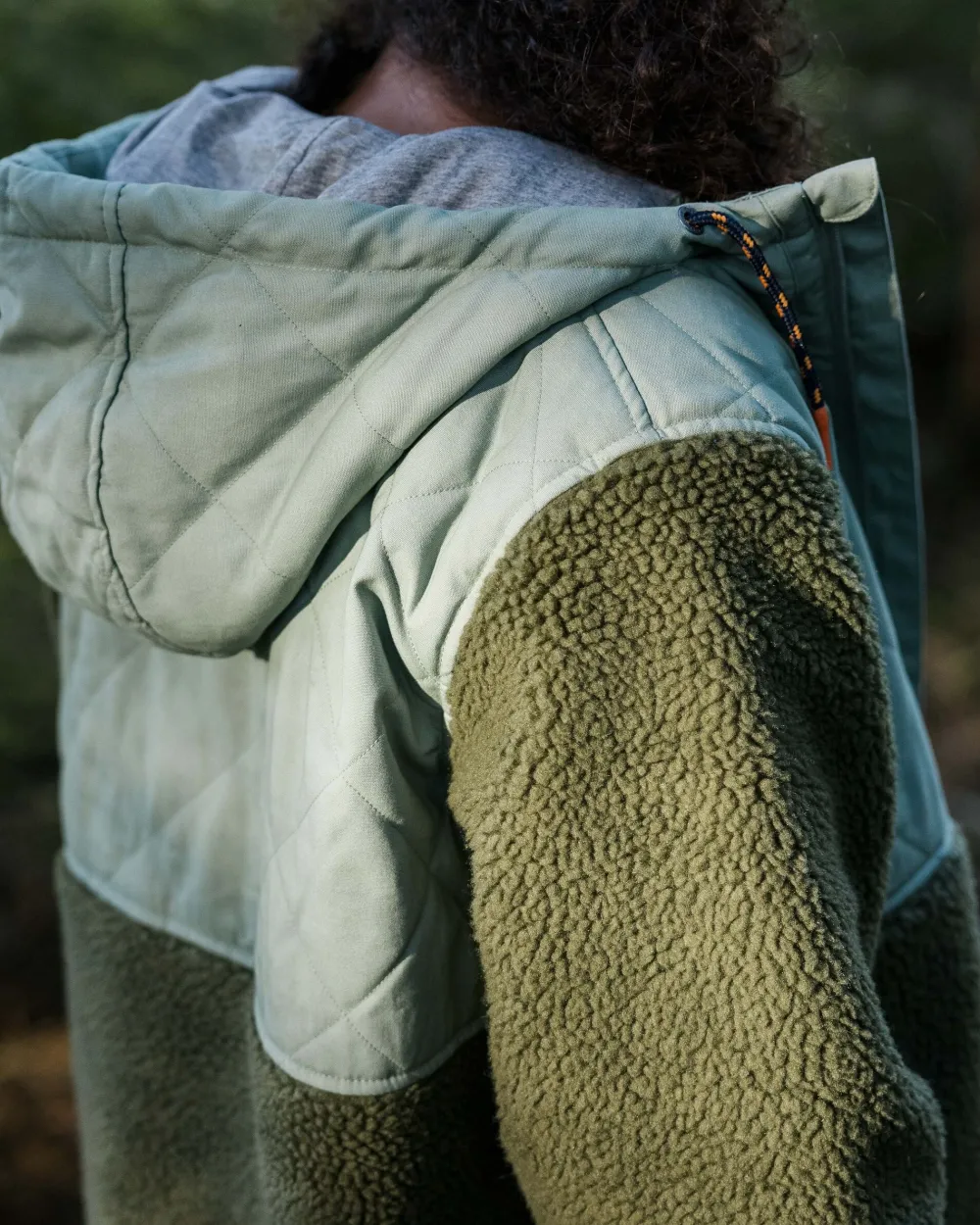 Passenger Fleece|Fleece>Sefton Recycled Deep-Pile Sherpa Fleece Khaki