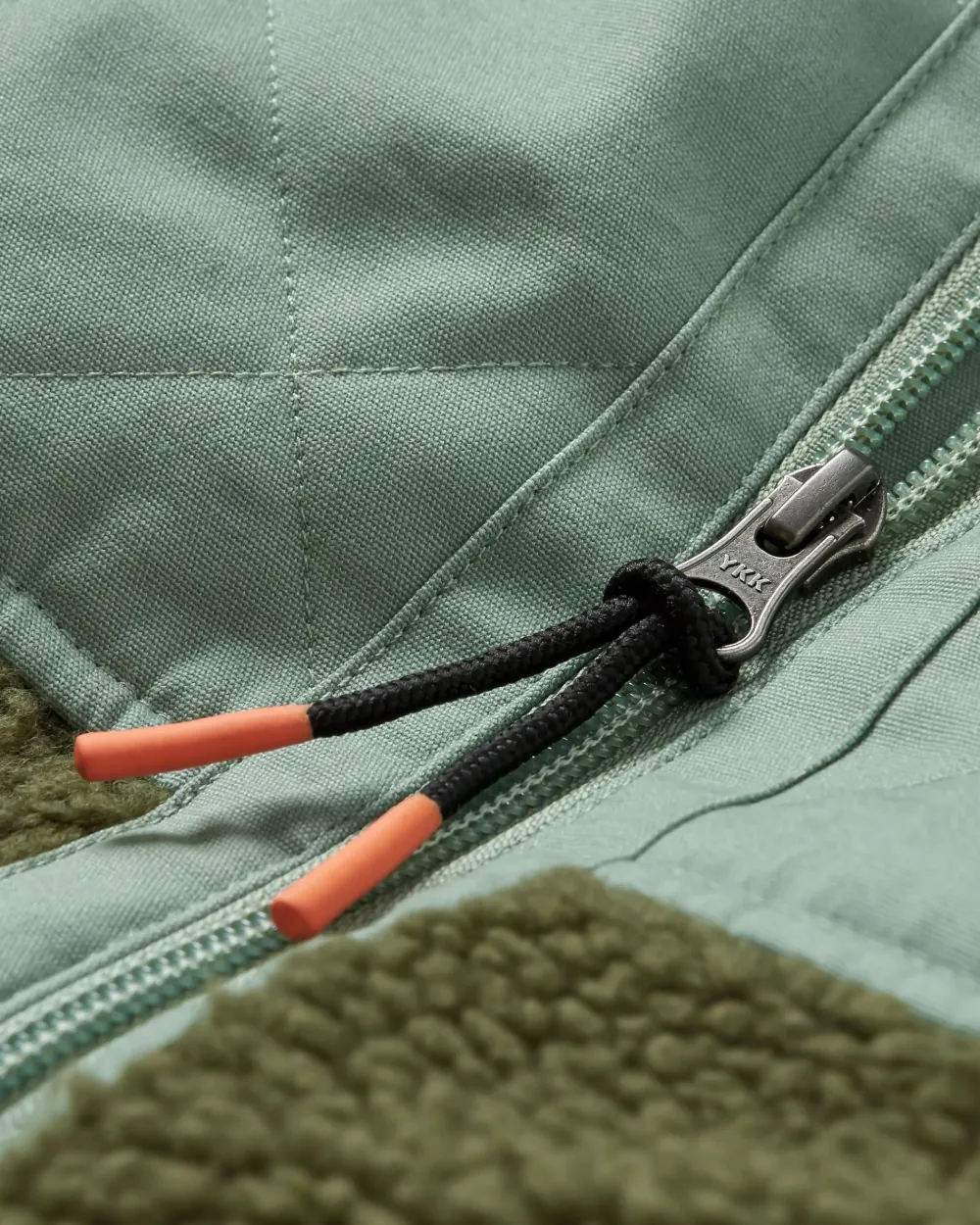 Passenger Fleece|Fleece>Sefton Recycled Deep-Pile Sherpa Fleece Khaki