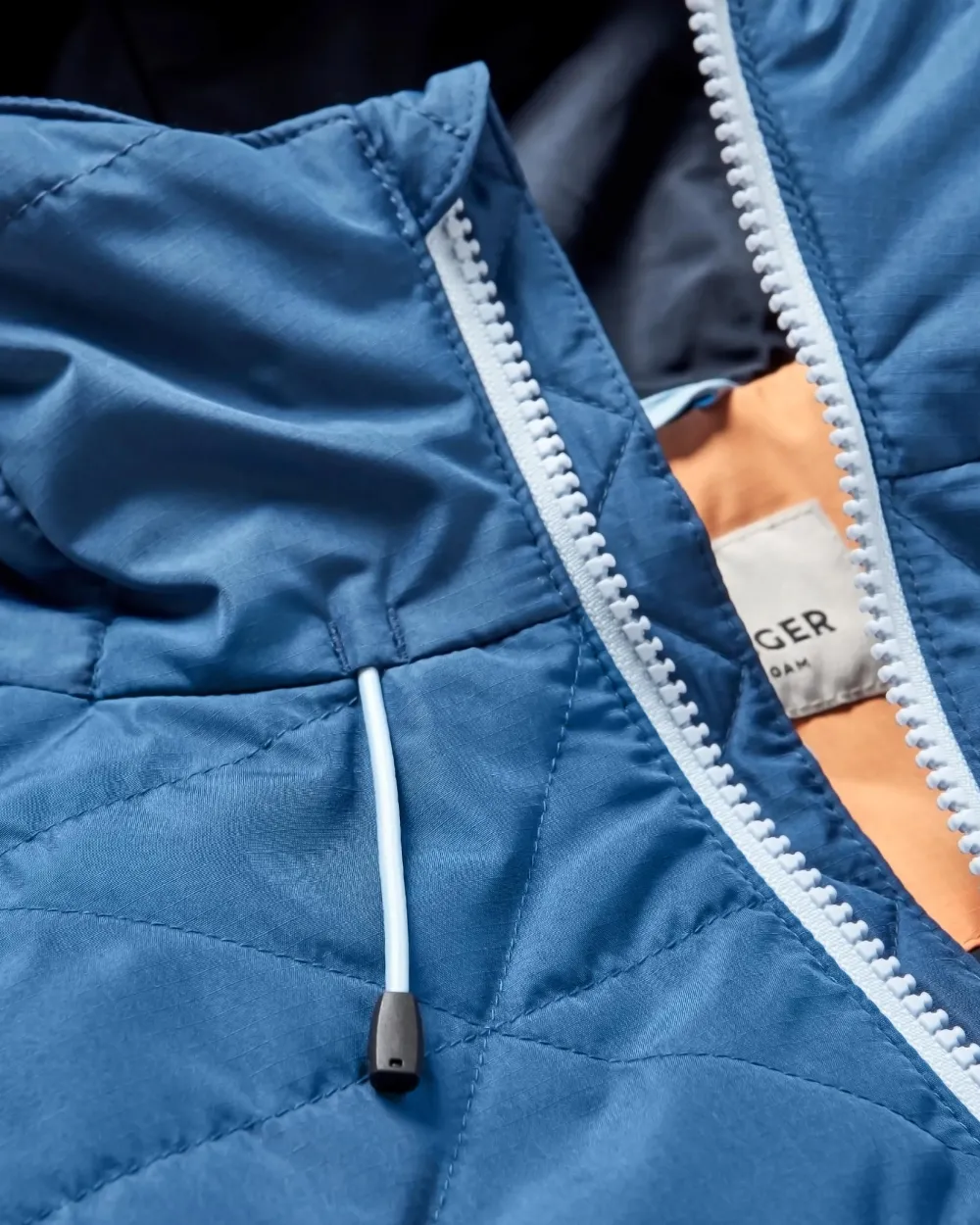 Passenger Water Resistant|Insulated>Singletrack Recycled Thermore® Insulated Jacket Dark Denim/ Apricot