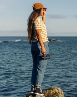 Passenger Tops & T-Shirts|Women's Outlet>Skye Stripe T-Shirt Honey