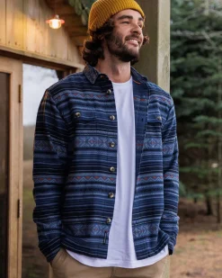 Passenger Shirts|Best Sellers>Slowdown Heavyweight Overshirt Dark Denim