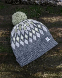 Passenger Accessories|Beanies>Snowdrop Recycled Bobble Hat Grey Marl