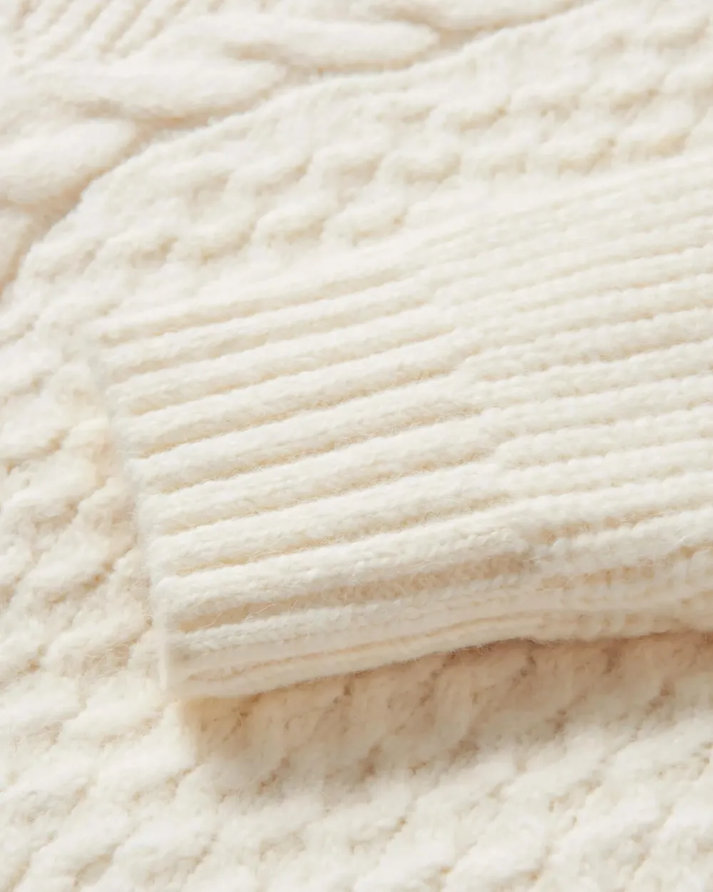 Passenger Knitwear|Women's Outlet>Snuggle Recycled Knitted Polo Neck Off White