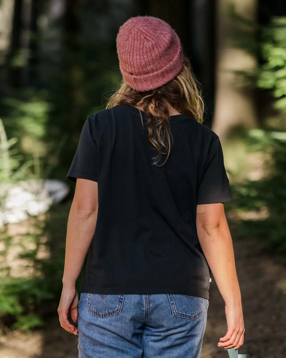 Passenger Tops & T-Shirts>Solitude Recycled Cotton Oversized T-Shirt Black