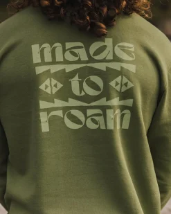 Passenger Hoodies & Sweatshirts|Men's Outlet>Sunrise Recycled Cotton Sweatshirt Loden Green