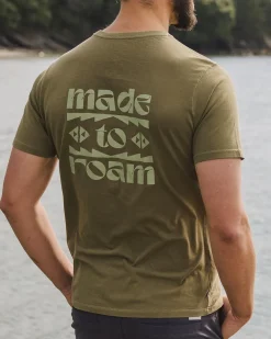 Floris van Bommel T-Shirts & Tank Tops|Men's Outlet>Sunrise Recycled Cotton T-Shirt Loden Green