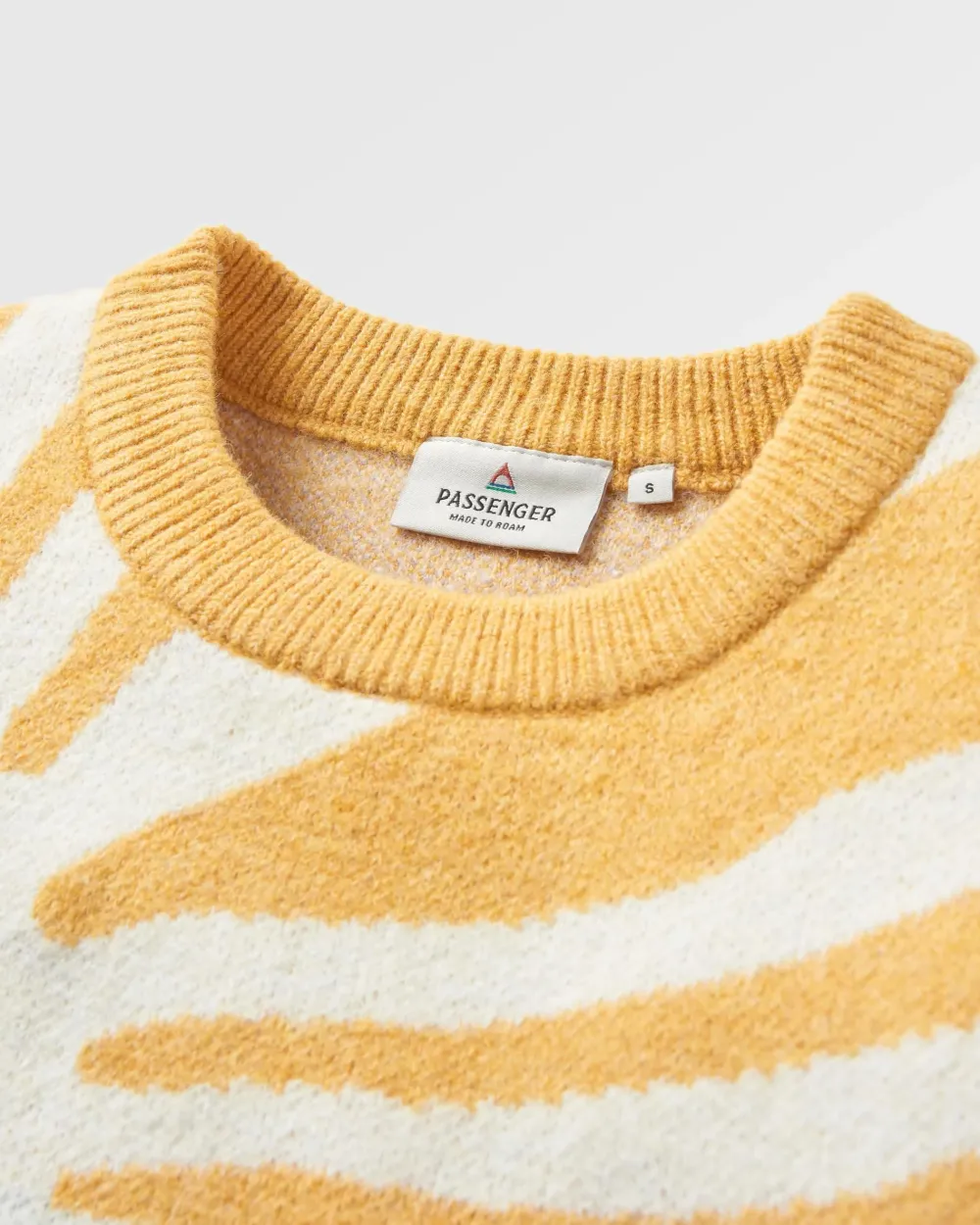 Passenger Knitwear|Winter Road Trip Essentials>Sunsets Recycled Knitted Jumper Marshmallow