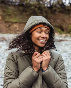 Passenger Women's Outlet|Women's>Tasman Long Recycled Insulated Jacket Dusty Olive