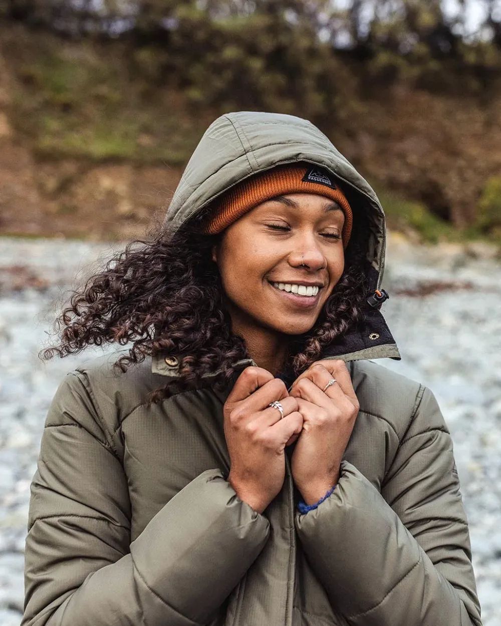 Passenger Women's Outlet|Women's>Tasman Long Recycled Insulated Jacket Dusty Olive