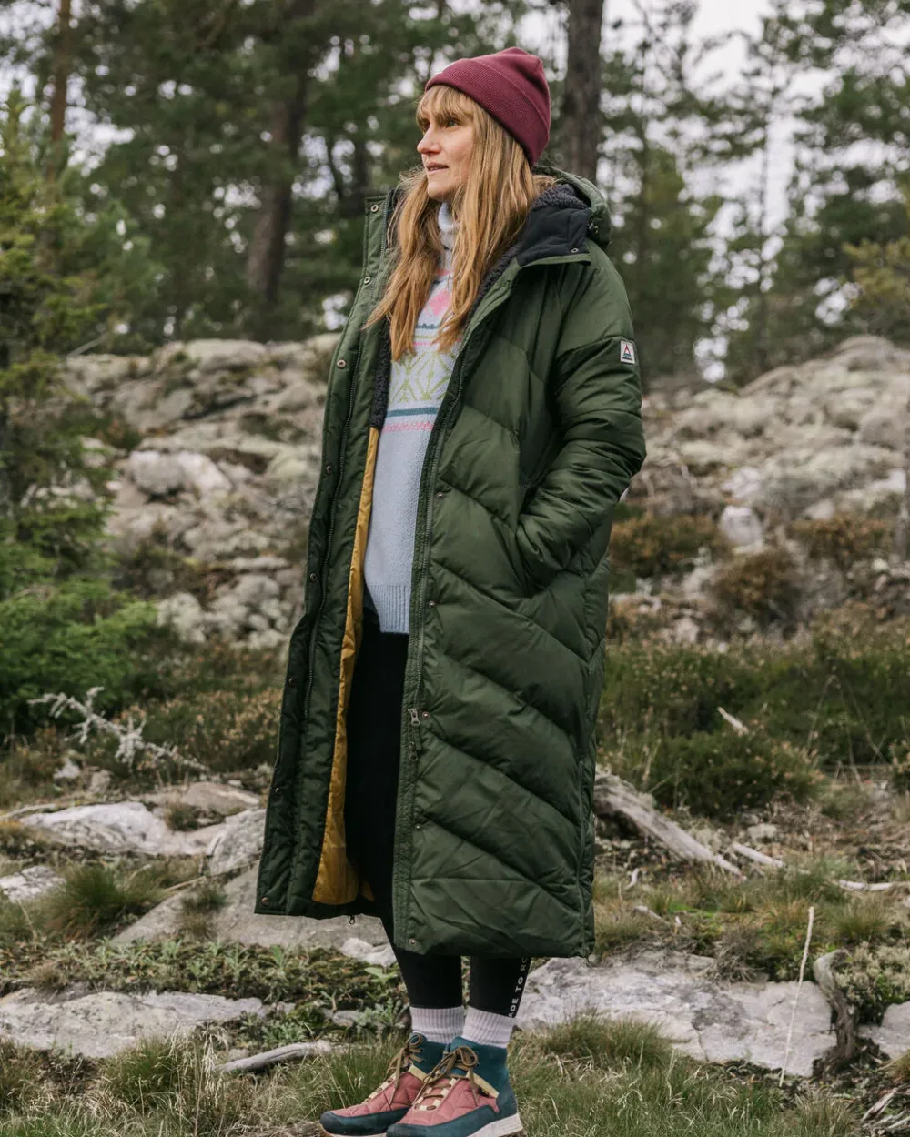 Passenger Insulated|Winter Road Trip Essentials>Tasman Recycled 2.0 Long Insulated Jacket Fir Tree