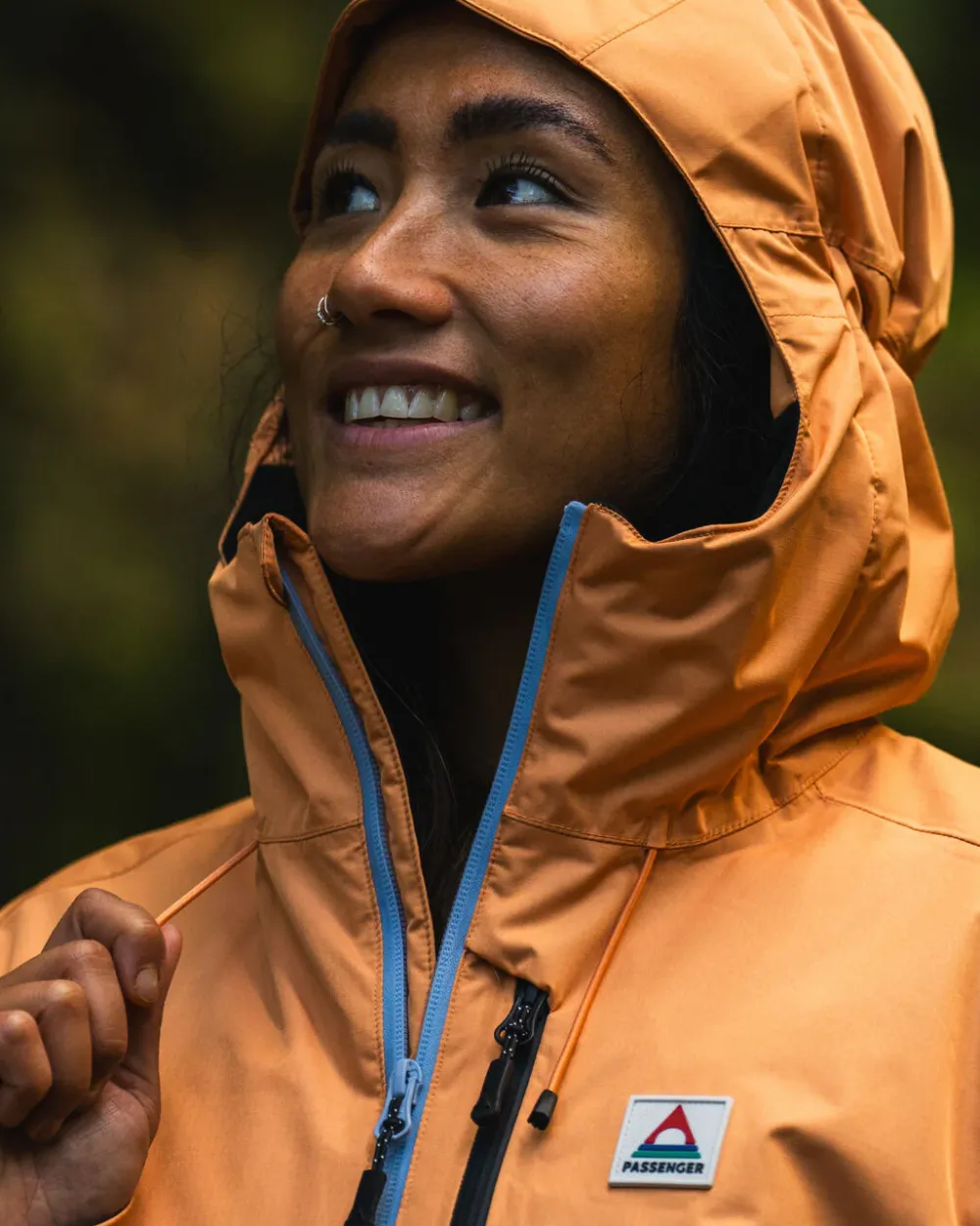 Passenger Insulated|Activewear>Terrain Insulated Water Resistant Jacket Corsair Blue/ Apricot