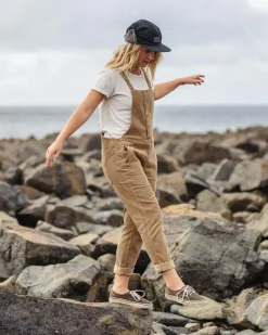 Passenger Dungarees & Pants|Women's Outlet>Tiaga Cord Dungarees Biscuit