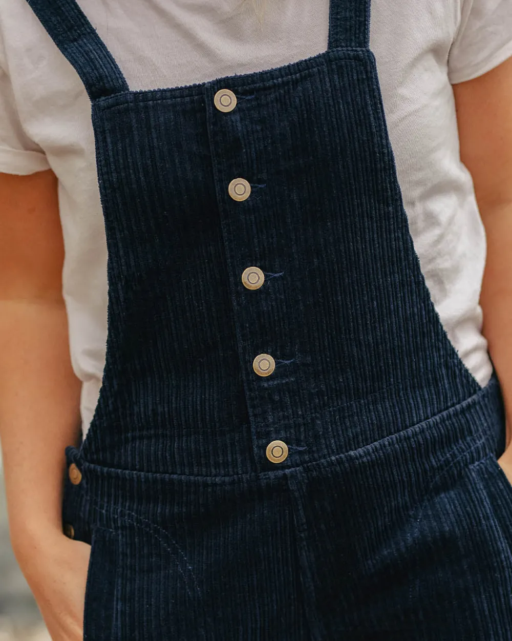 Passenger Dungarees & Pants|Women's Outlet>Tiaga Cord Dungarees Deep Navy