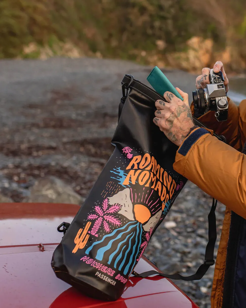 Floris van Bommel Surf Accessories|Surf Accessories>Tide 10L Recycled Dry Bag Roaming Nomads