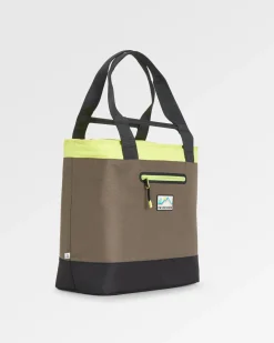 Passenger Backpacks & Bags|Backpacks & Bags>Tote Recycled Cooler Bag Khaki Multi