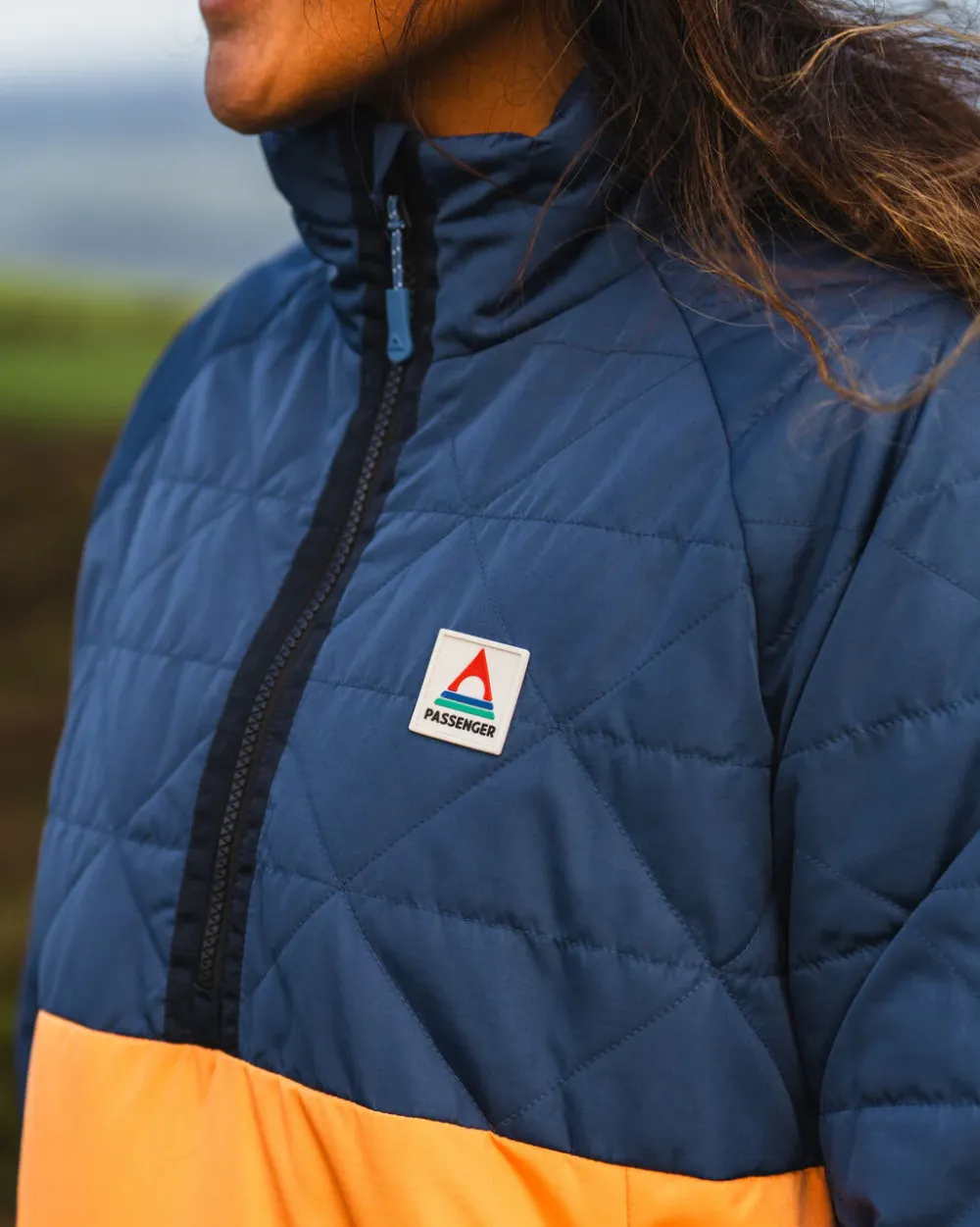 Passenger Water Resistant|Insulated>Trace Recycled Thermore® Insulated Jacket Dark Denim/ Apricot