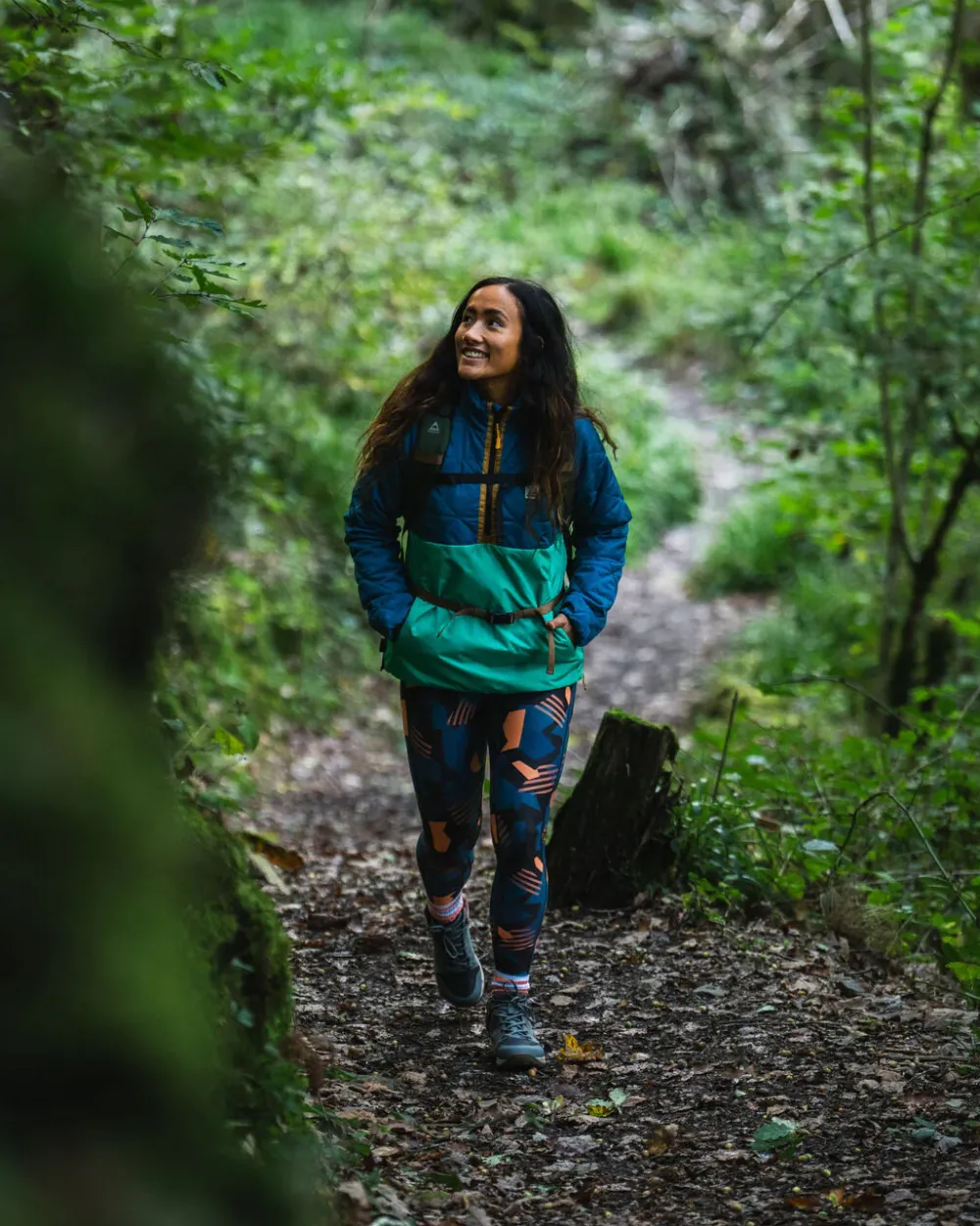 Passenger Water Resistant|Insulated>Trace Recycled Thermore® Insulated Jacket Corsair Blue/ Jungle Green